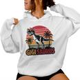 Gigisaurus Dinosaur Grandma Matching Family Saurus Women Hoodie