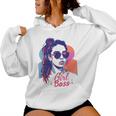 Girl Boss ポップアート セルフエンパワーメント レトロ 1950年代 レディースパーカー