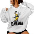 I'm A Banana シャツ かわいい 面白い バナナ コスチューム メンズ レディース キッズ レディースパーカー