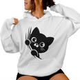 面白い猫 子猫 キティギフト 男性 女性 子供 男の子 女の子 長袖tシャツ レディースパーカー