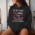 45 Cumpleaños 45 Años Hecha En 1980 Regalos Sudadera con capucha para mujer Regalos para ella
