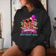 Auntie The Birthday Girl Party Pink Doll Family Decorations Women Hoodie Gifts for Her