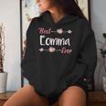 Best Eomma Ever Korean Mom Floral Mother’S Day Women Hoodie Gifts for Her