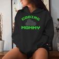 Coding Mommy Programador De Código Binario Para Mamá Sudadera con capucha para mujer Regalos para ella