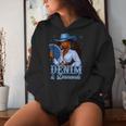 Cowgirl Melanin Western Rodeo Girls Women Hoodie Gifts for Her