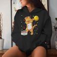 Dabbing Cat ボウリングシャツ 面白いボウリングギフト 猫 お母さん 女の子 レディースパーカー 彼女への贈り物