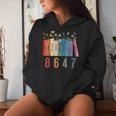 Equal Rights Book Flower 8647 Trump Feminist Rights Women Hoodie Gifts for Her
