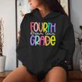 Fourth Grade Dream Team Back To School 4Th Grade Teacher Women Hoodie Gifts for Her