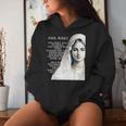 Hail Mary Blessed Mother ロザリオの祈り レディースパーカー 彼女への贈り物