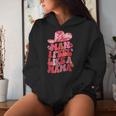 Man I Feel Like A Mama Pink Cowhide Hat Cowgirl Cowboy Women Hoodie Gifts for Her