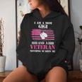 I Am A Mom Gigi And A Veteran Nothing Scares Me Mother's Day Women Hoodie Gifts for Her