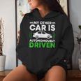My Other Car Is Autonomally Drived Tech ユーモア レディースパーカー 彼女への贈り物