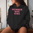 Number One Girl レディースパーカー 彼女への贈り物