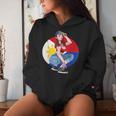 Pinay Girl フィリピン 強い フィリピン国旗 フィリピンプライド レディースパーカー 彼女への贈り物