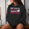 Rugby Don't Make Me Use My Rugby Momボイス。 長袖tシャツ レディースパーカー 彼女への贈り物