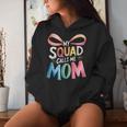 My Squad Calls Me Mom Mama Mother's Day Big Coquette Bow Women Hoodie Gifts for Her