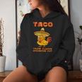 Taco Trump Always Chickens Out レディースパーカー 彼女への贈り物