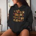 Thick Thighs Virgo Vibes Melanin Black Horoscope Women Hoodie Gifts for Her