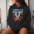 Western Cowgirl Boots American Girl 4Th Of July Girls Women Hoodie Gifts for Her