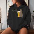 ビールをすすめるねこ2 猫 ビール Cat Beer レディースパーカー 彼女への贈り物