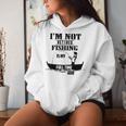 Cute I'm Not Retired Fishing Is My Full-Time Job ギフト レディースパーカー 彼女への贈り物