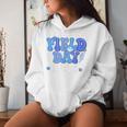 Field Day Trip Blue Team Color Game Competition Boys Girls Women Hoodie Gifts for Her