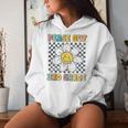 Peace Out Third Grade Retro Groovy Last Day Of 3Rd Grade Women Hoodie Gifts for Her