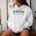 Women's Holiday Girls Trip Cheap Therapy Kapuzenpullover für Damen Geschenke für Sie