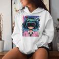 かわいいアニメの女の子 長袖tシャツ レディースパーカー 彼女への贈り物