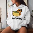 面白い犬 ホットドッグ 食通 駄洒落ギフト 男性 女性 キッズ 男の子 女の子 レディースパーカー 彼女への贈り物