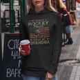 My Favorite Hockey Player Calls Me Grandma Mother's Day Women Hoodie Funny Gifts