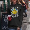 Five Is A Vibe 5Th Birthday Groovy Boys Girls 5 Years Old Women Hoodie Unique Gifts