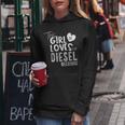 Girl Loves Diesel メカニックシャツ 面白いバレンタインデーギフト レディースパーカー 面白い贈り物