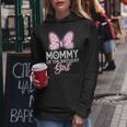 Mommy Of The Birthday Girl Cute Pink Bow Family Matching Women Hoodie Unique Gifts