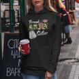 Proud Army Sister Military Sister With Dog Tag Us Flag Women Hoodie Unique Gifts