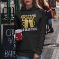 I Tu Me Dices Beer Lo Dejo Todo Cuello Sudadera con capucha para mujer Regalos divertidos