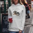 & Life Is Better Dapple Dachshund Lover レディースパーカー 面白い贈り物