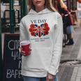 Bandera Del Díae 80 Aniversario 2025 E Day 80-E Day 2025 Cuello Sudadera con capucha para mujer Regalos divertidos