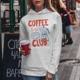 Coffee Club Retro Coffee Graphic For Coffee Lover Women Women Hoodie Personalized Gifts
