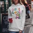 God Is Good All The Time Faith-Based Christian Bible Verse Women Hoodie Unique Gifts