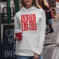 Jesus Is The Way Truth Life クリスチャン 男性 女性 クリスチャン レディースパーカー 面白い贈り物