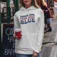 Looked Good From Here Blue Softball Mama Mom Game Day Women Hoodie Unique Gifts