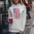 One Nation Under God American Flag Patriotic Christian Women Hoodie Unique Gifts