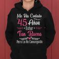 45 Cumpleaños 45 Años Hecha En 1980 Regalos Sudadera con capucha para mujer