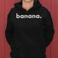 Banana バナナドット ロゴ バナナ パロディ おもしろ ギャグ ハイブランド レディースパーカー