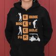 Birdie Bogey Eagle Par Beer ゴルフボール 面白いゴルファー レディースパーカー