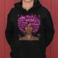 Black Woman Mom African American Happy Mother's Day Women Hoodie