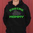Coding Mommy Programador De Código Binario Para Mamá Sudadera con capucha para mujer