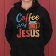 Coffee And Jesus Awesome Christian Caffeine Lover Church レディースパーカー