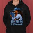 Cowgirl Melanin Western Rodeo Girls Women Hoodie